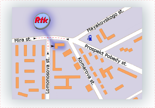 Plan of passage to main office